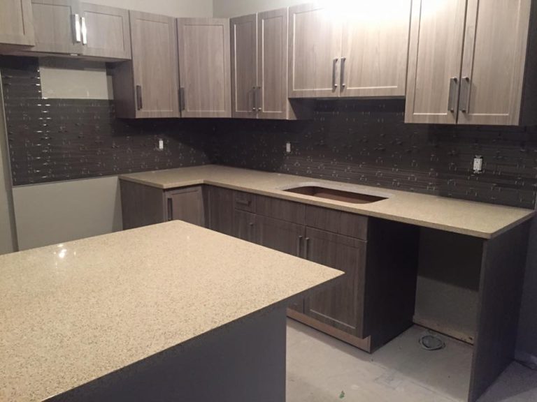 Kitchen Backsplash Trumpeter Edmonton detail by The Tile Experts