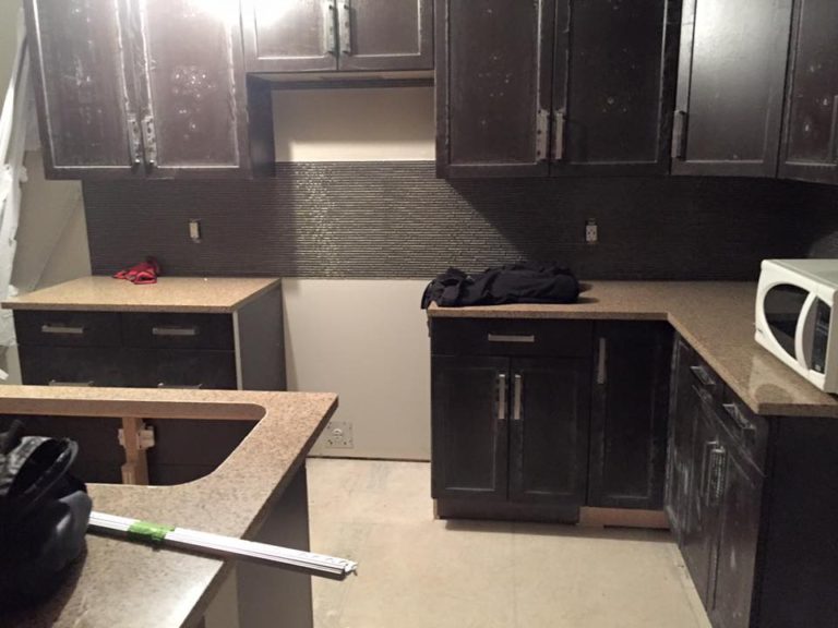 Heated Floor project in Trumpeter Edmonton by The Tile Experts