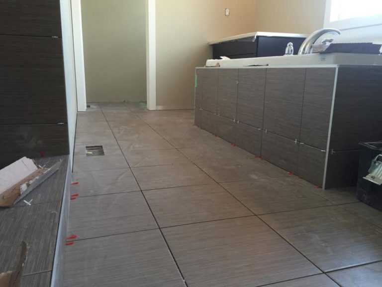 Heated Floor Beaumont Edmonton detail by The Tile Experts