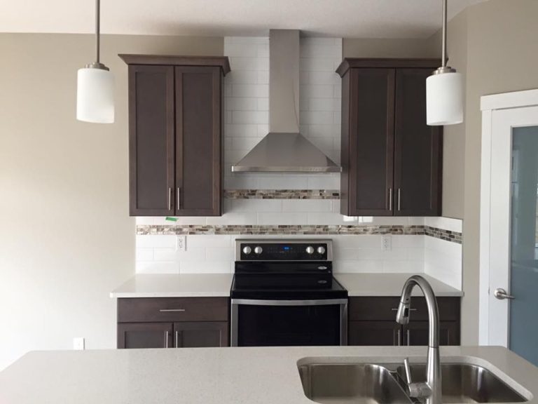 Kitchen Backsplash Mcconachie Edmonton detail by The Tile Experts