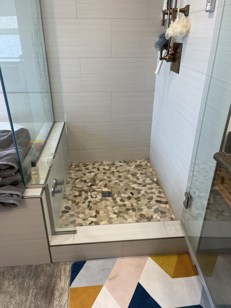 faulty shower floor