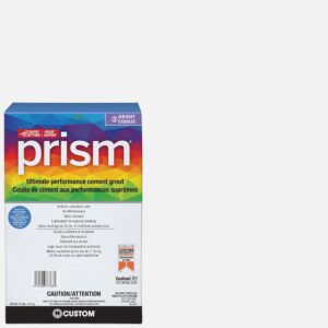 prism grout #640 artic white stain resistant no sealant required