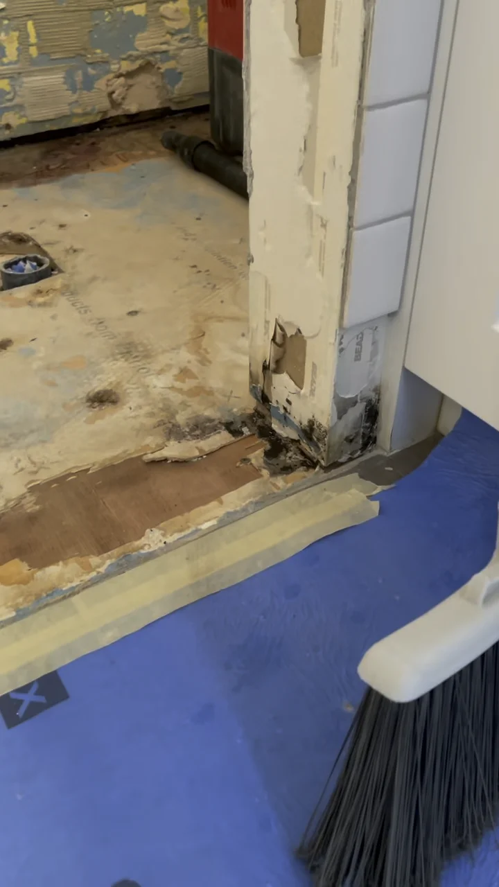 homeowner tried installing shower themselves and these are the results