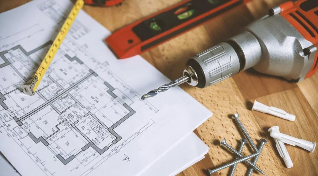 picture of plans disclosing where each floor covering belongs