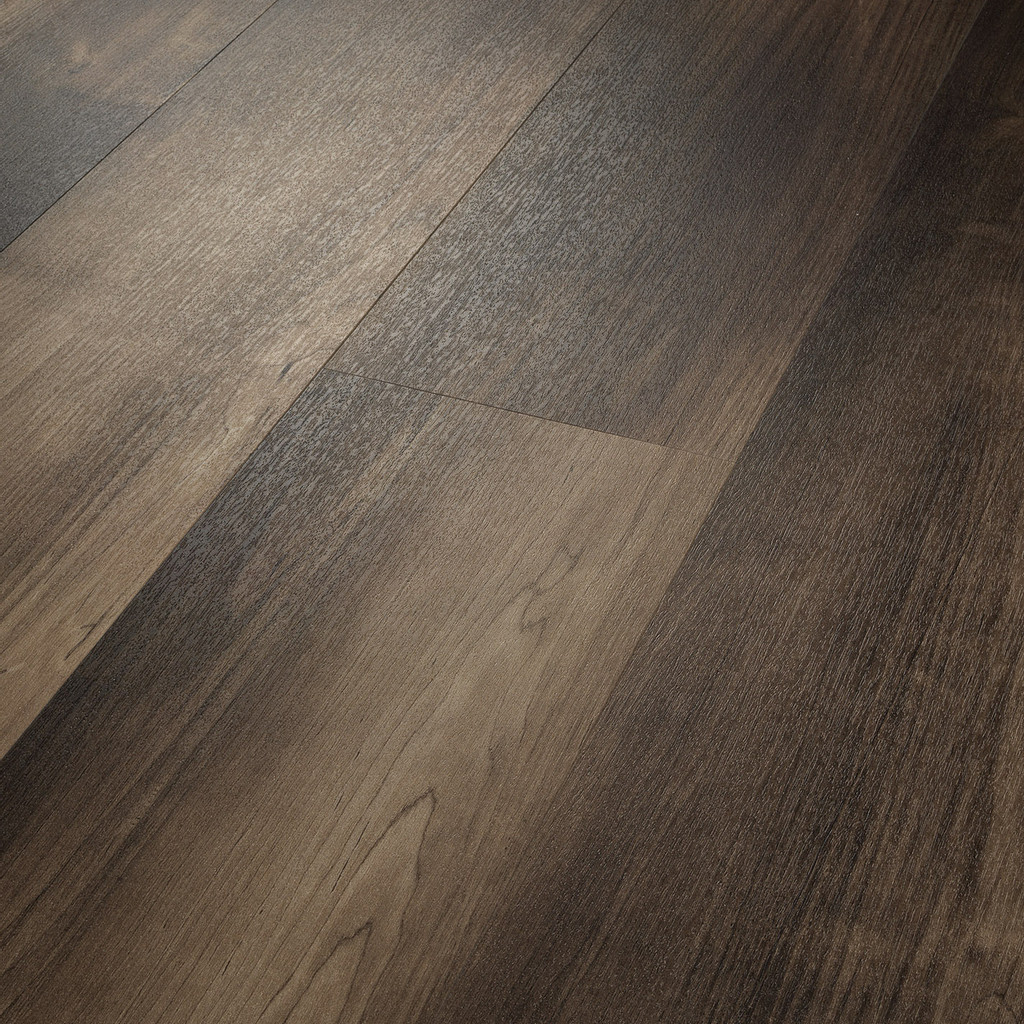 close up picture of vinyl plank flooring